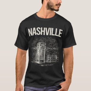 Vintag Phone Booth Nashville T-Shirt