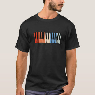 Vintag Pianist Musiker Klaviermusiker Auszug T-Shirt