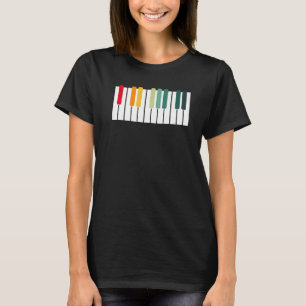 Vintag Pianist Musiker Klaviermusiker Auszug T-Shirt