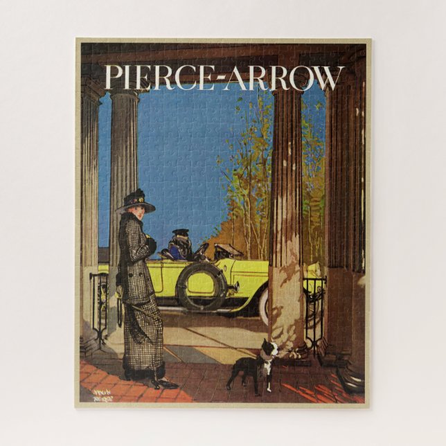 Vintag Pierce-Arrow Magazine 1919 Puzzle (Vertikal)