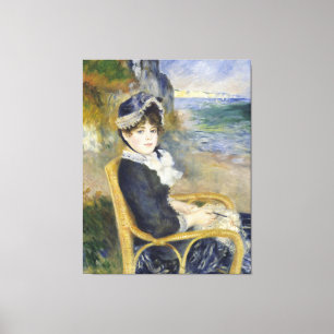 Vintag Pierre Auguste Renoir am Meer Leinwanddruck