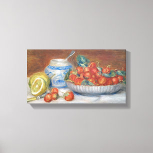 Vintag Pierre Auguste Renoir Erdbeeren Leinwanddruck