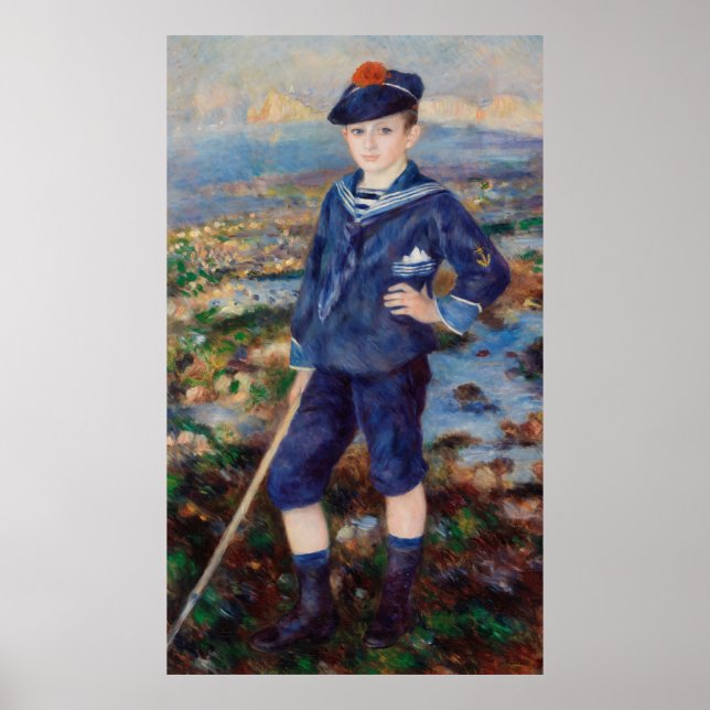 Vintag Pierre Auguste Renoir Sailor Boy Poster (Vorne)