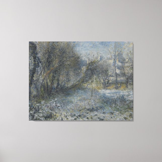 Vintag Pierre Auguste Renoir Snow Covered Landsca Leinwanddruck (Vorderseite)