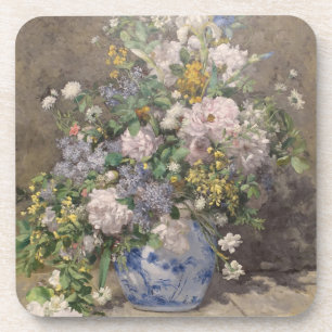 Vintag Pierre Auguste Renoir Spring Bouquet Getränkeuntersetzer