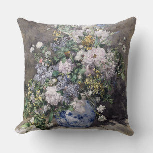 Vintag Pierre Auguste Renoir Spring Bouquet Kissen