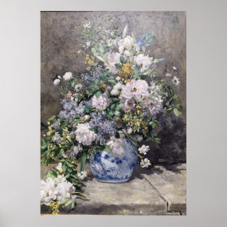 Vintag Pierre Auguste Renoir Spring Bouquet Poster