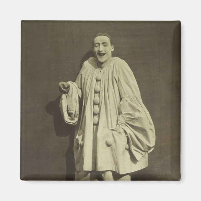 Vintag Pierrot Clown Magnet (Vorne)