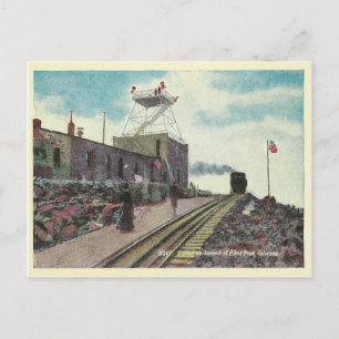 Vintag Pikes Peak Colorado Postkarte