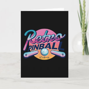 Vintag PINBALL Karte