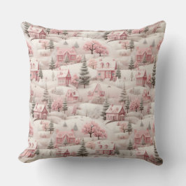 Vintag Pink Christmas Kissen