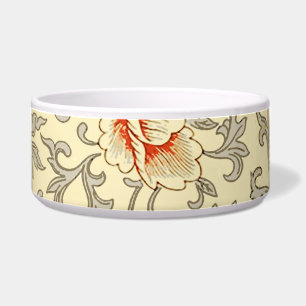 Vintag Pink Grau Botanische Blüte Napf