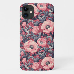 Vintag Pink Poppies floral Case-Mate iPhone Hülle