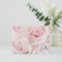 Vintag Pink Roses Elegante Bouquet Hallo