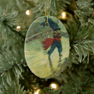 Vintag Pirate, Der fliegende Holländer von Howard Keramik Ornament
