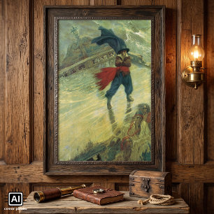 Vintag Pirate, Der fliegende Holländer von Howard Poster