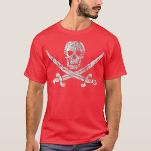 Vintag Pirate Skull T-Shirt