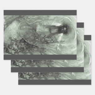 Vintag Piraten, Captain Goldsack von Howard Pyle Geschenkpapier Set