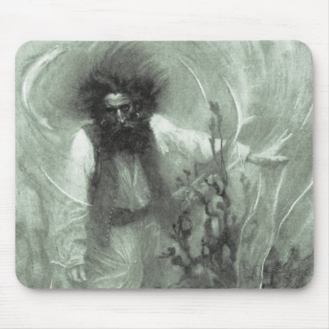 Vintag Piraten, Captain Goldsack von Howard Pyle Mousepad (Vorne)
