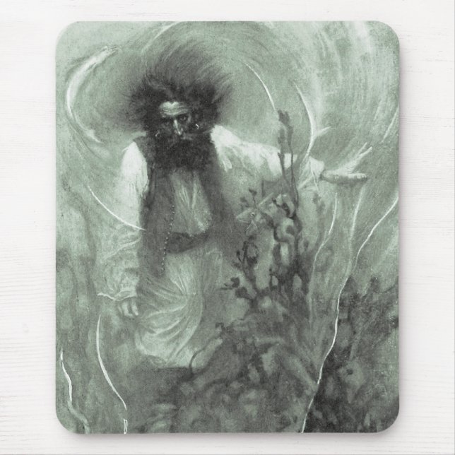 Vintag Piraten, Captain Goldsack von Howard Pyle Mousepad (Vorne)