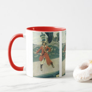 Vintag Piraten, Captain Keitt von Howard Pyle Tasse