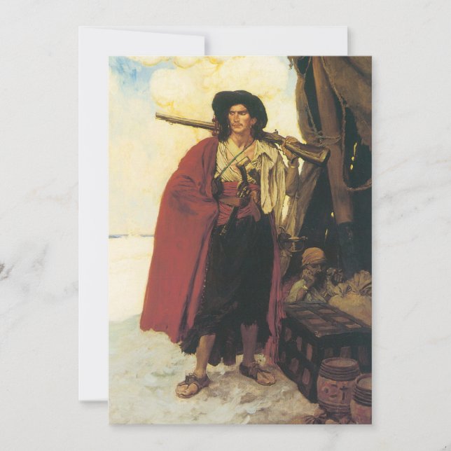 Vintag Pirates Buccaneer war ein malerischer Fello (Vorderseite)