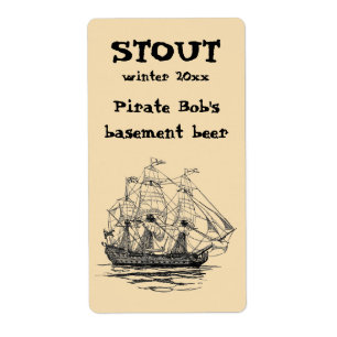 Vintag Pirates Galleon, Sketch eines 74-Gun-Schiff