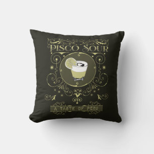 Vintag Pisco Sour Kissen