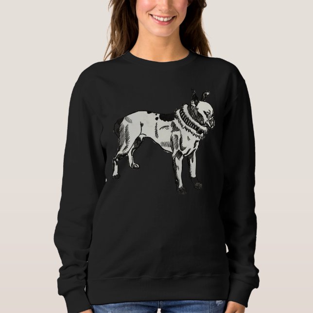 Vintag Pitbull Terrier Sweatshirt (Vorderseite)