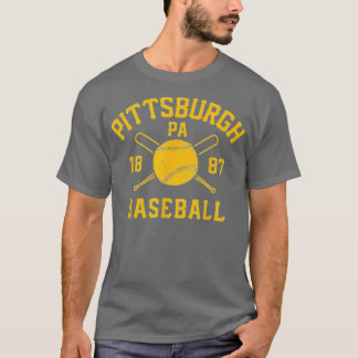 Vintag Pittsburgh Baseball Pennsylvania Pirate Re T-Shirt
