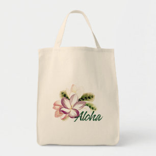 Vintag Plumeria Aloha Tragetasche