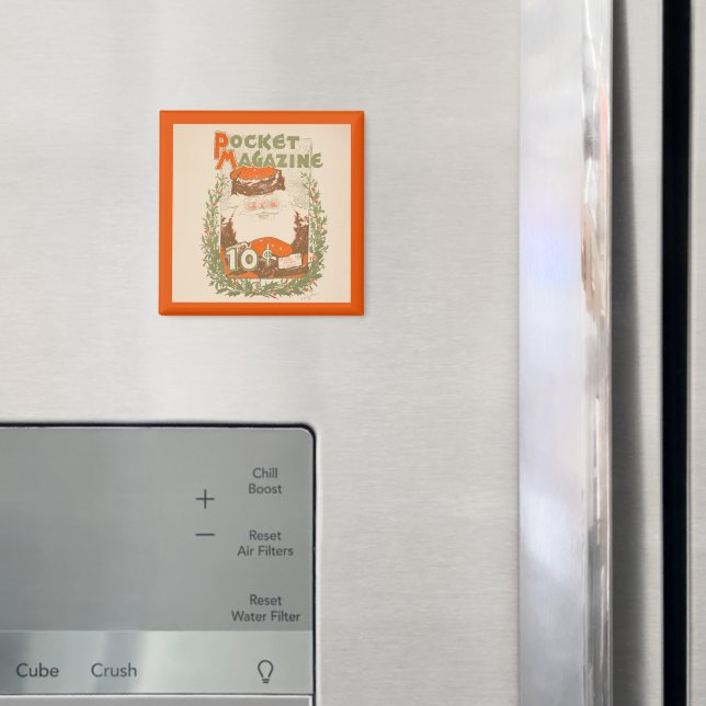 Vintag Pocket Magazin Weihnachten Magnet (In Situ (Kühlschrank))