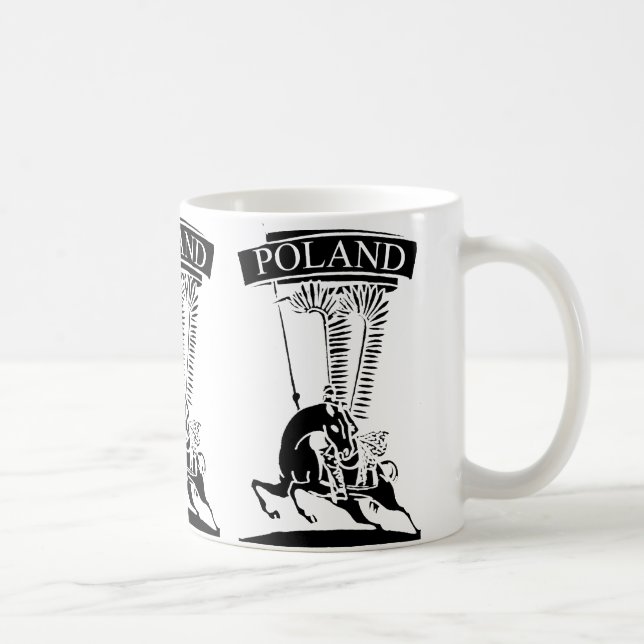 Vintag Polnisch Winged Hussar Kaffeetasse (Rechts)