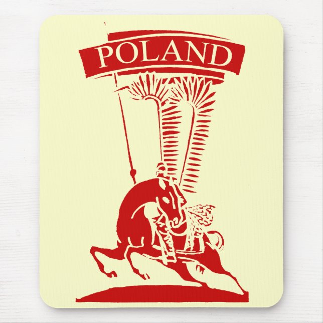 Vintag Polnisch Winged Hussar Mousepad (Vorne)