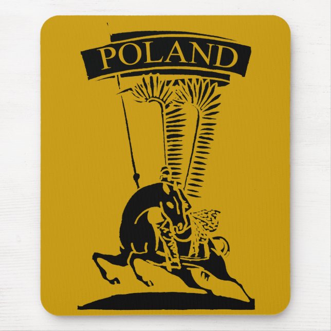Vintag Polnisch Winged Hussar Mousepad (Vorne)