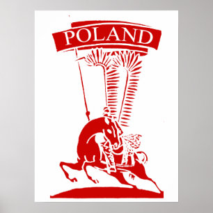 Vintag Polnisch Winged Hussar Poster
