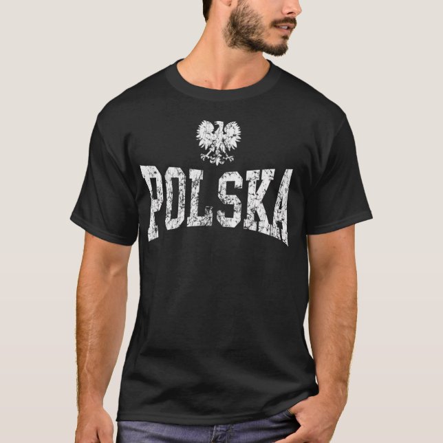 Vintag Polska Eagle T-Shirt (Vorderseite)