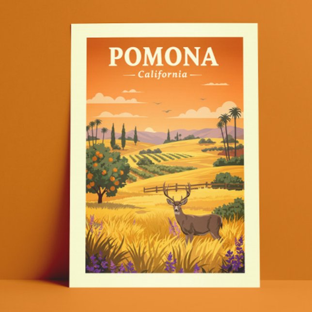 Vintag Pomona Kalifornien Postkarte (Von Creator hochgeladen)