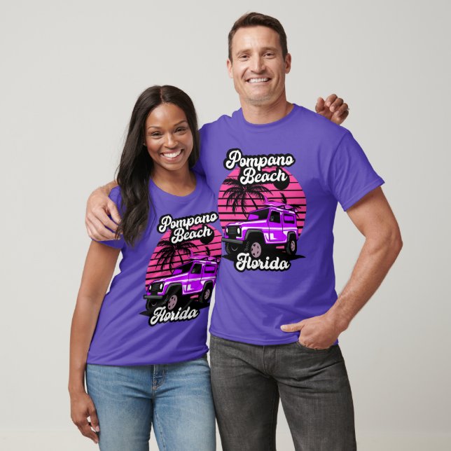 Vintag Pompano Beach Florida T-Shirt (Unisex)