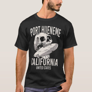 Vintag Port Hueneme Beach California CA Retro Sur T-Shirt