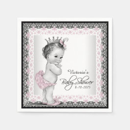 Vintag Princess Baby Dusche Serviette
