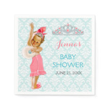 Vintag Princess Baby Girl Tiara Pink & Aqua
