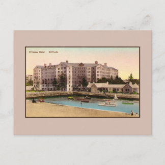 Vintag Princess Hotel Bermuda Postkarte