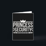 Vintag Princess Security Boys Brother Birthday Da Karte<br><div class="desc">Vintag Princess Security Boys Brother Birthday Vater Mama</div>