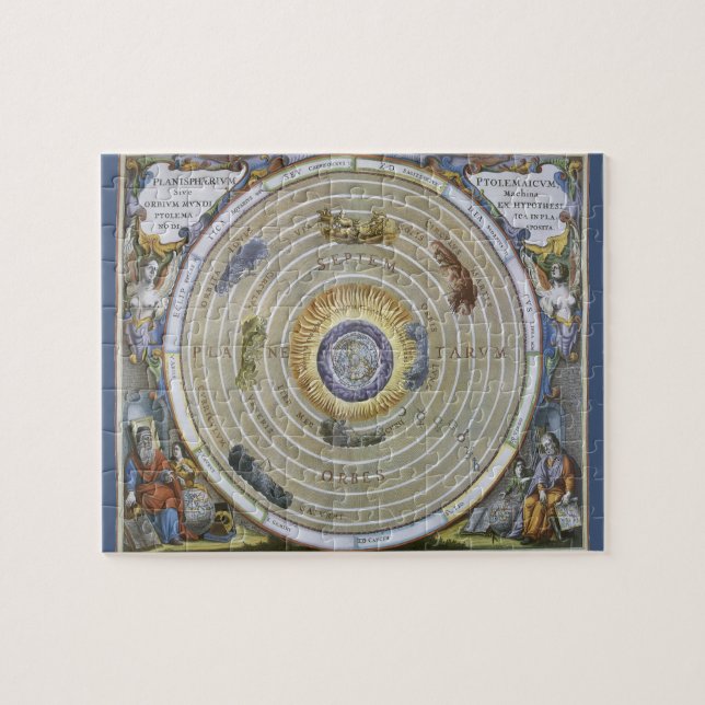 Vintag Ptolemaic Planisphere von Andreas Cellarius Puzzle (Horizontal)