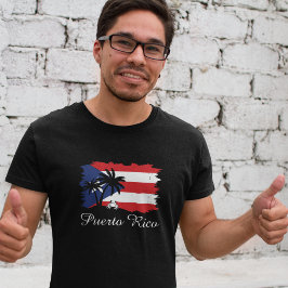 Vintag Puerto Rico Flag Coqui Boricua T-Shirt