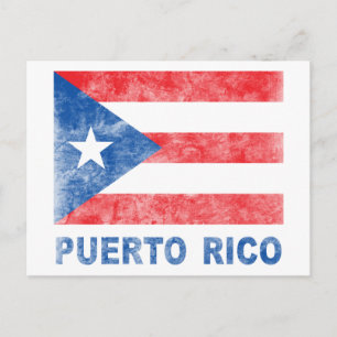 Vintag Puerto Rico Postkarte