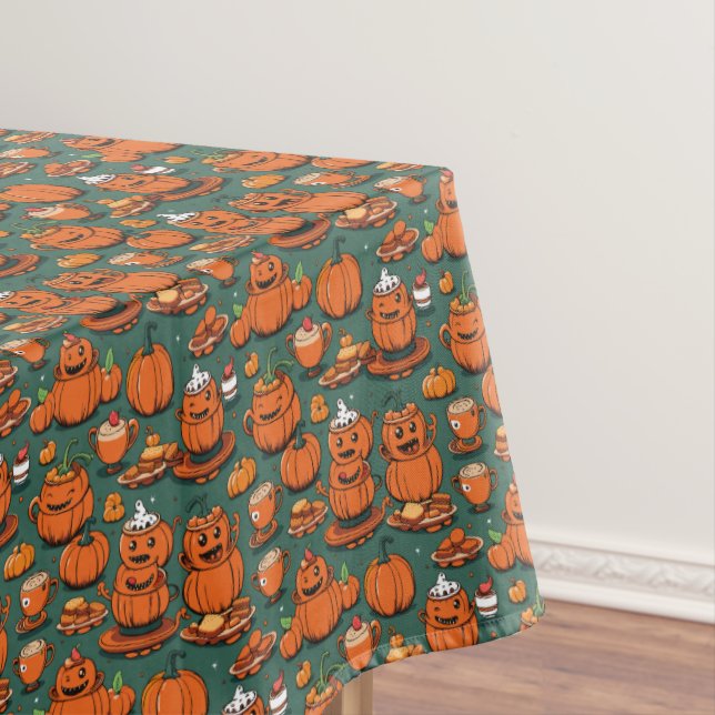 Vintag Pumpkin Monster Party Joy Tischdecke (Beispiel)