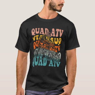 Vintag Quad ATV Biker Rider Mens Boys Kinder T-Shirt