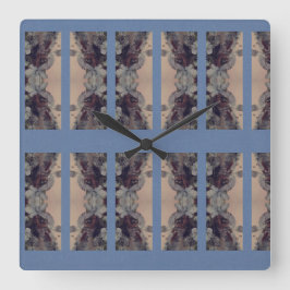 Vintag Quadratische Wanduhr